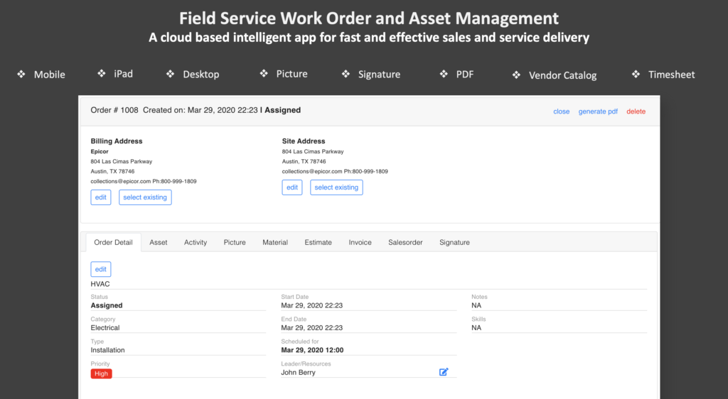 what is field service management?